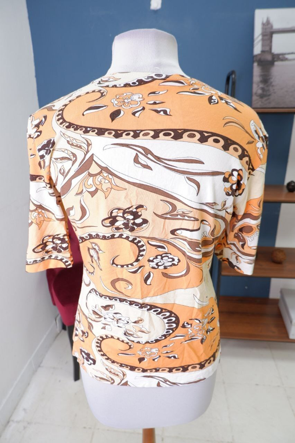 Кофта с принтом 48 размер