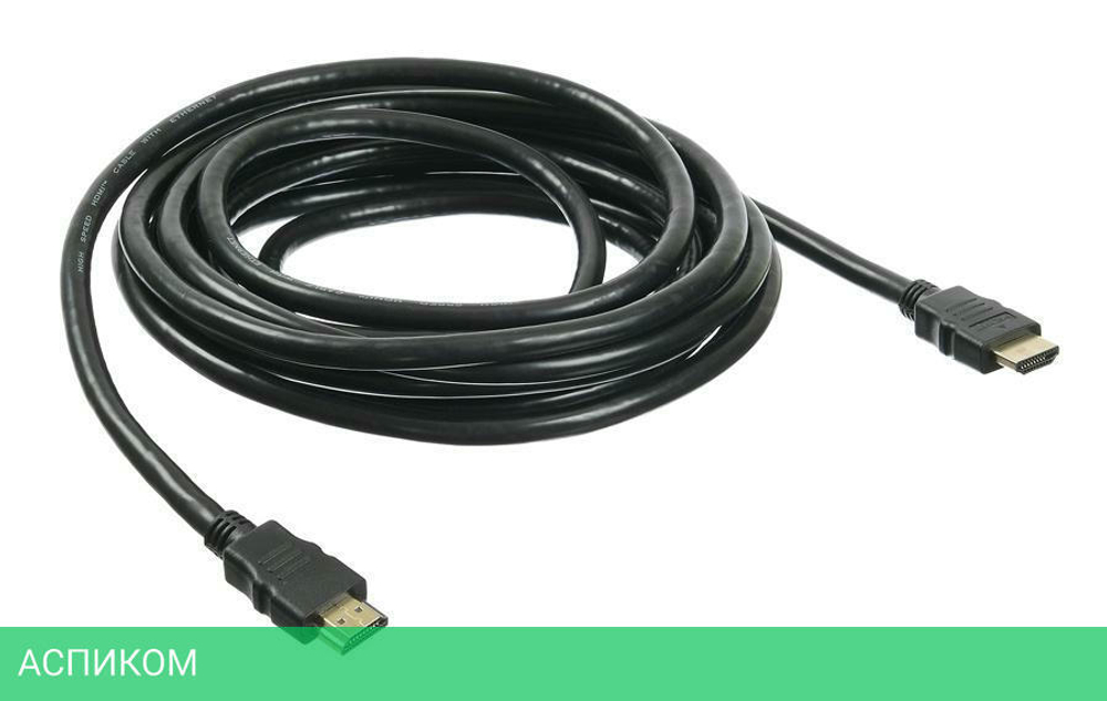 Кабель Buro HDMI (m)/HDMI (m) 5м позолоченные контакты черный (BHP HDMI 2.0-5)