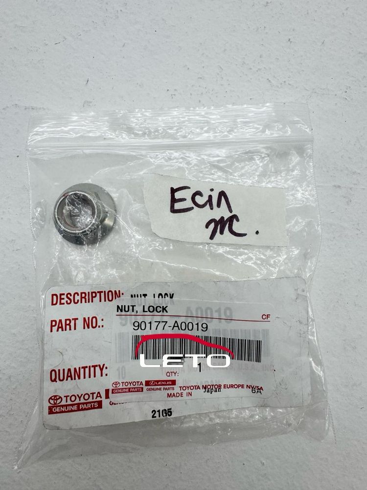 NUT, LOCK90177-A0019 90177A0019 NUT, LOCK90177-A0019 90177A0019