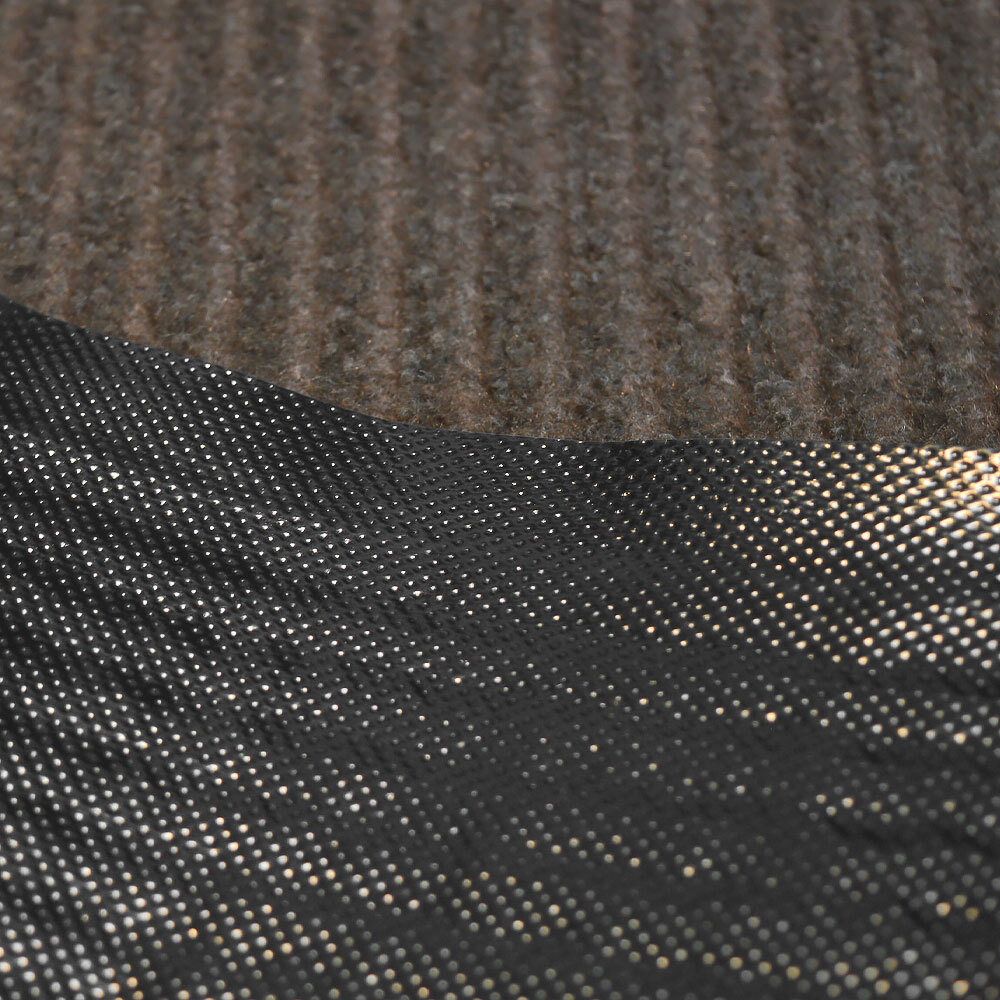 Коврик 50*80см влаговпитывающий ребристый, коричневый