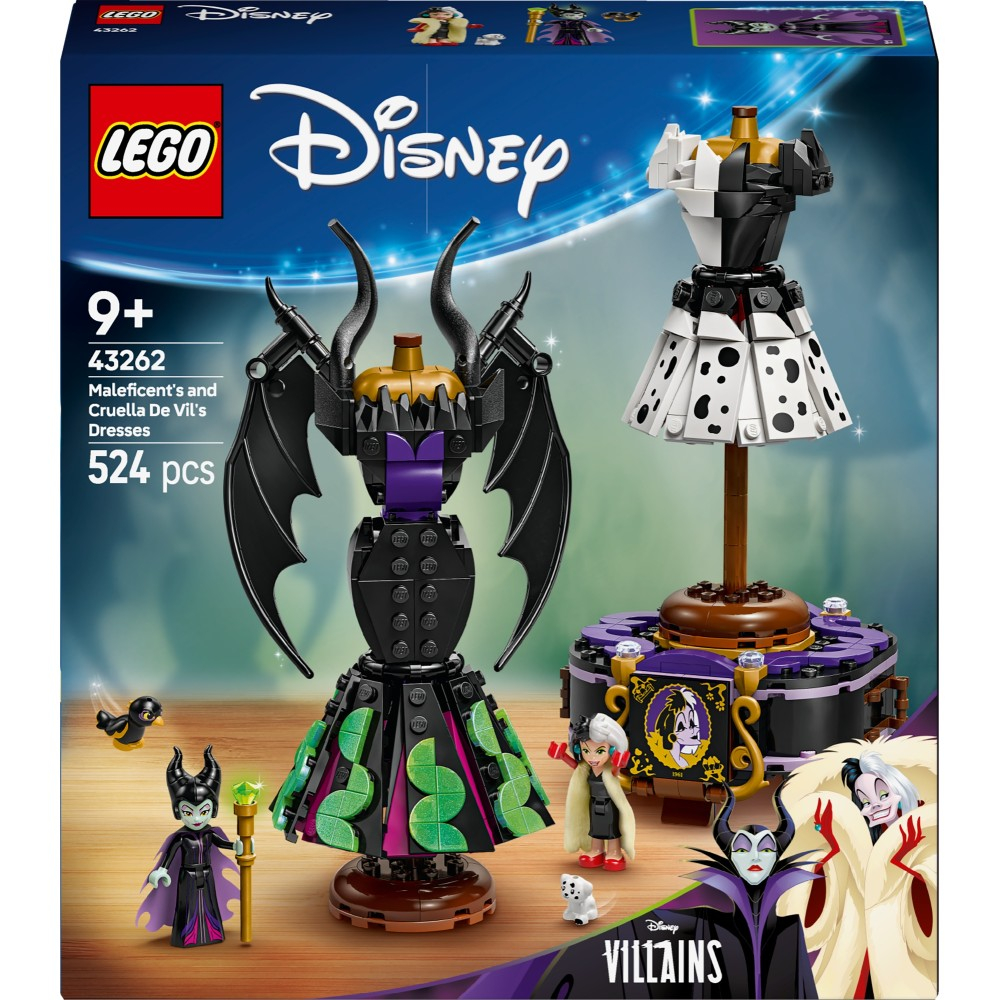 LEGO Disney Classic - Платья Дьяболины и Круэллы Де Мон 43262