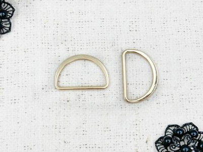 Полукольцо металлическое, ш. 4 см, золото