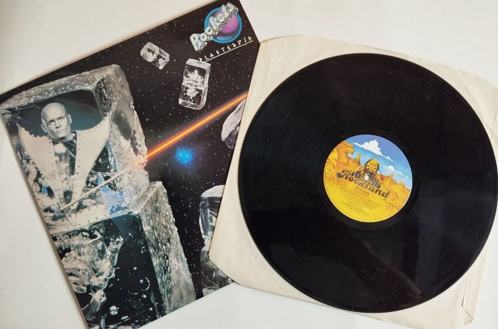 Винтажная виниловая пластинка LP Rockets Plasteroid (Italy 1979)