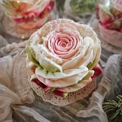 Новогодний зефир «Роза зимняя»