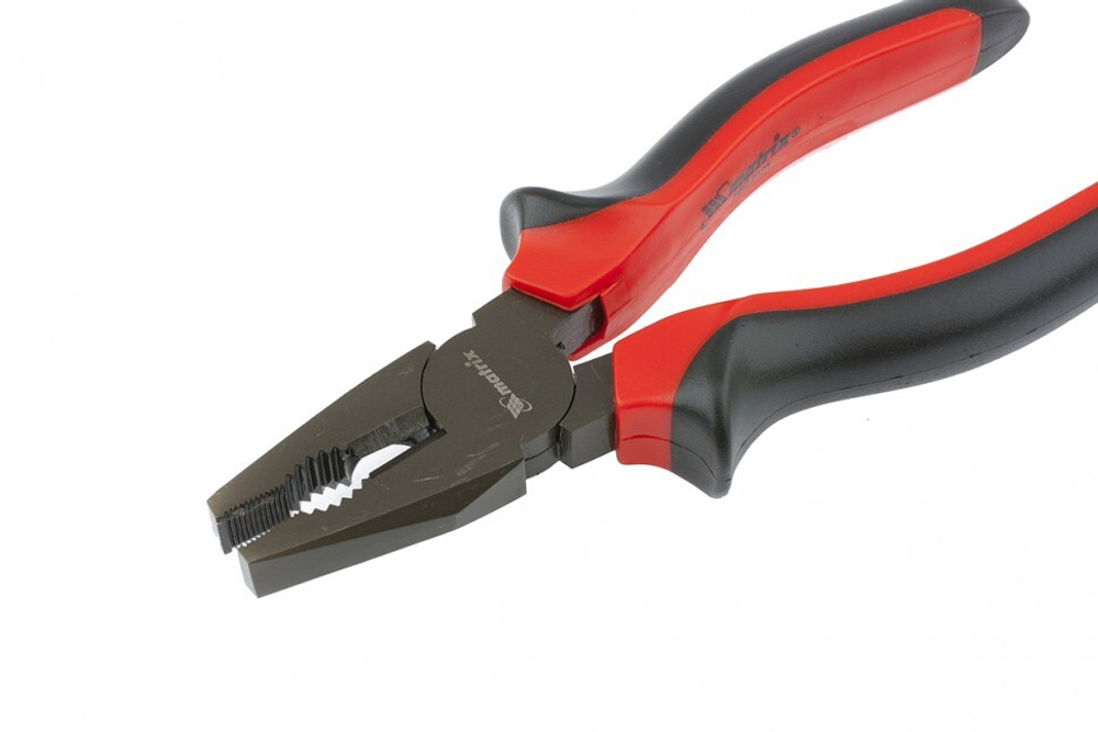 Плоскогубцы комбинированные Black Nickel, 200 мм, двухкомпонентные рукоятки Matrix