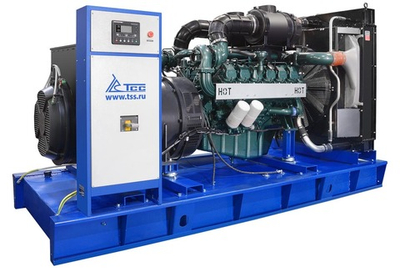 Дизельный генератор ТСС ЭД-550-Т400-1РКМ17 Doosan на шасси в кожухе