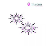 Набор наклеек из черных и розовых страз Petits Joujoux Gloria (Цвет: черный с розовым)