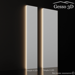 Гипсовая панель Simple-4 LED