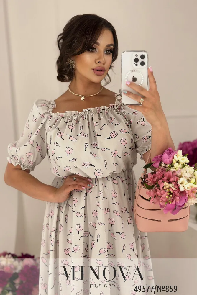 Платье 859-молочний Minova