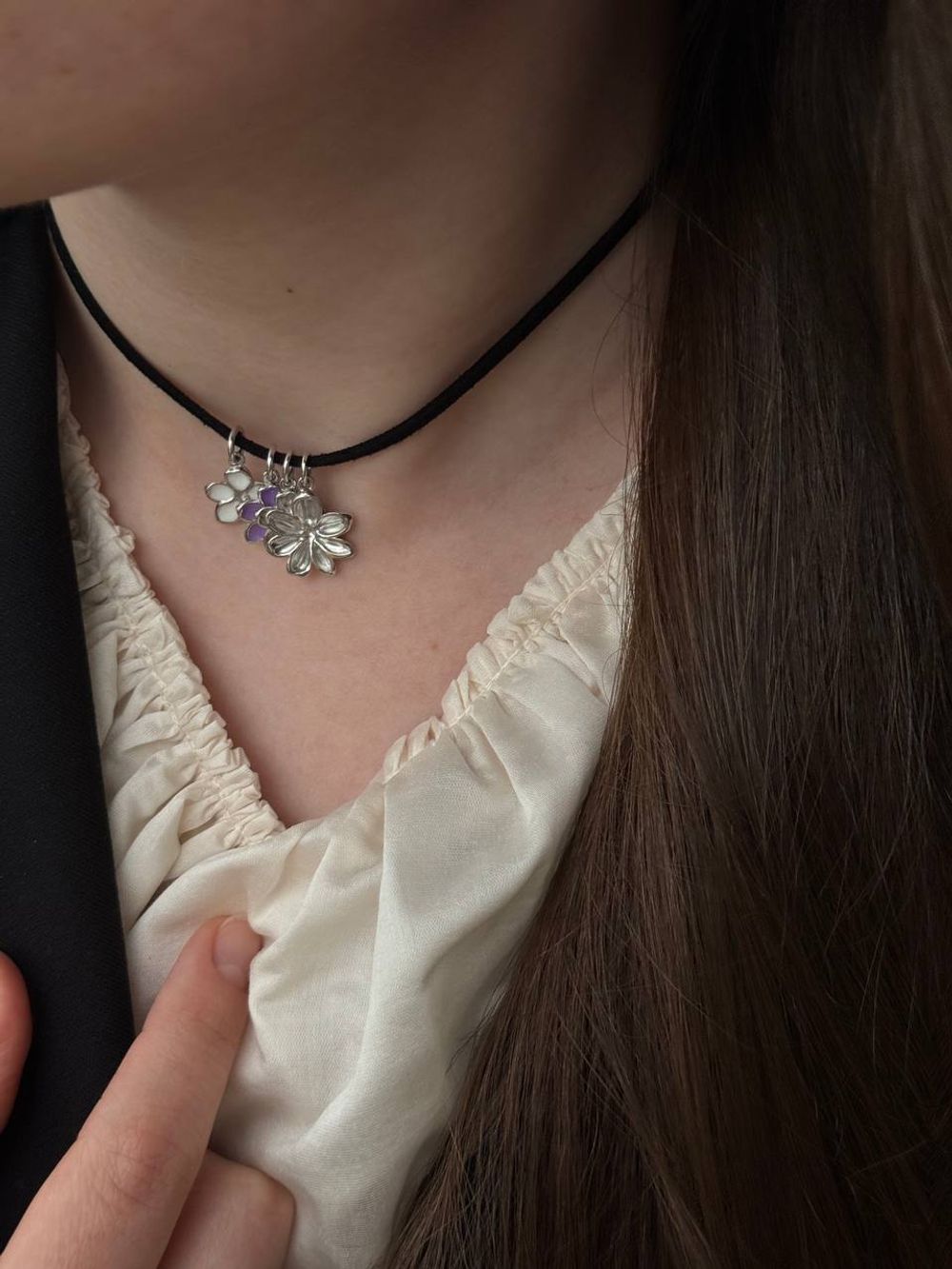 Подвес Lilac 5, белая эмаль