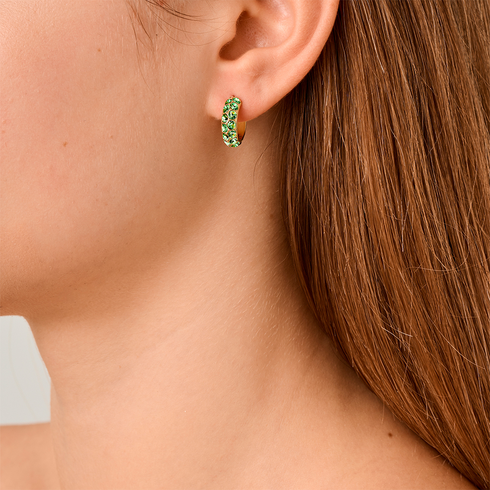 Серьги Dyrberg Kern HEIDI SG LIGHT GREEN 460523