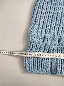 Шапка крупной вязки