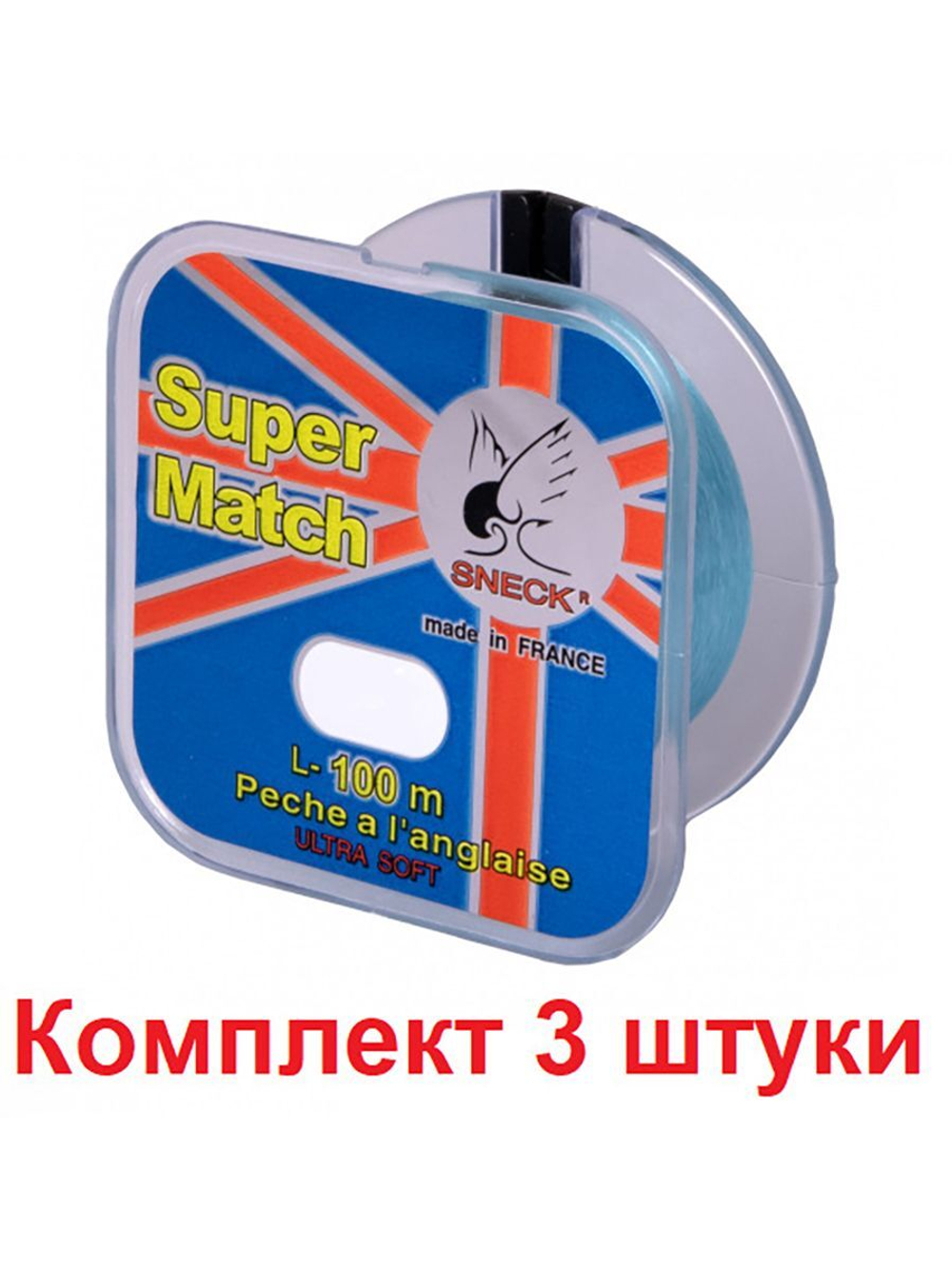 Леска монофильная для рыбалки Sneck Super Match