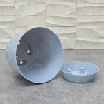 Горшок цветочный Laurel D145мм 1,3л с поддоном (серый)