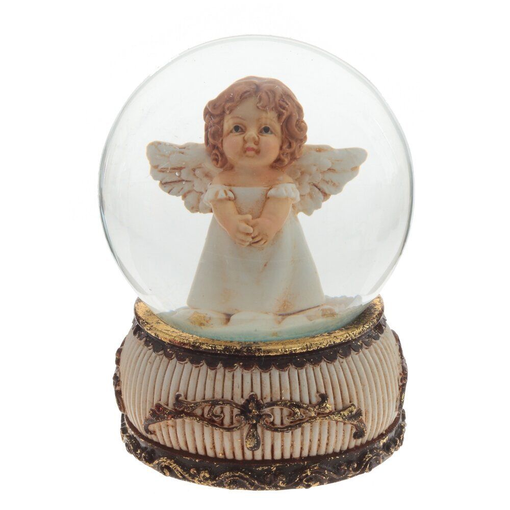 GAEM Фигурка декор в стекл шаре "Ангел", D 6.5 см, L6,5 W6,5 H9 см, 3в.
