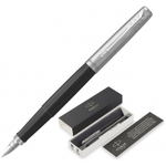 Перьевая ручка Parker Jotter Black CT F (без гравировки)