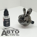 Ароматизатор-игрушка -на обдув- ЗАЯЦ - YC-34BL черный