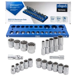 Набор головок 22пр. 1/2'' Scheppach Sch-50221Q
