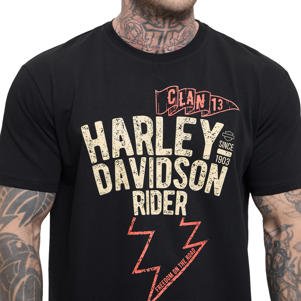 Футболка CLAN13 HARLEY RIDER, черный