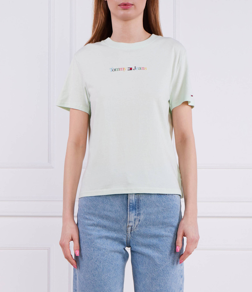 Футболка Tommy Jeans - фисташковый(DW0DW15447)