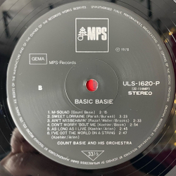 Винтажная виниловая пластинка LP Count Basie And His Orchestra Basic (Japan 1978) (Obi)