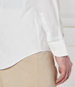 Рубашка H-HANK-spread-C1-222 BOSS BLACK - белый(50539227)