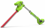 Кусторез штанговый аккумуляторный GREENWORKS G40PHA 40В,51см,без АКБ и ЗУ (2300407)