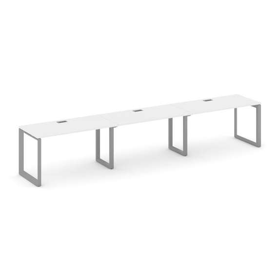 Style Project Рабочая станция односторонняя SN-59O.ORS-053 Белый/Металл Серый/Серебро Заглушка 4140*