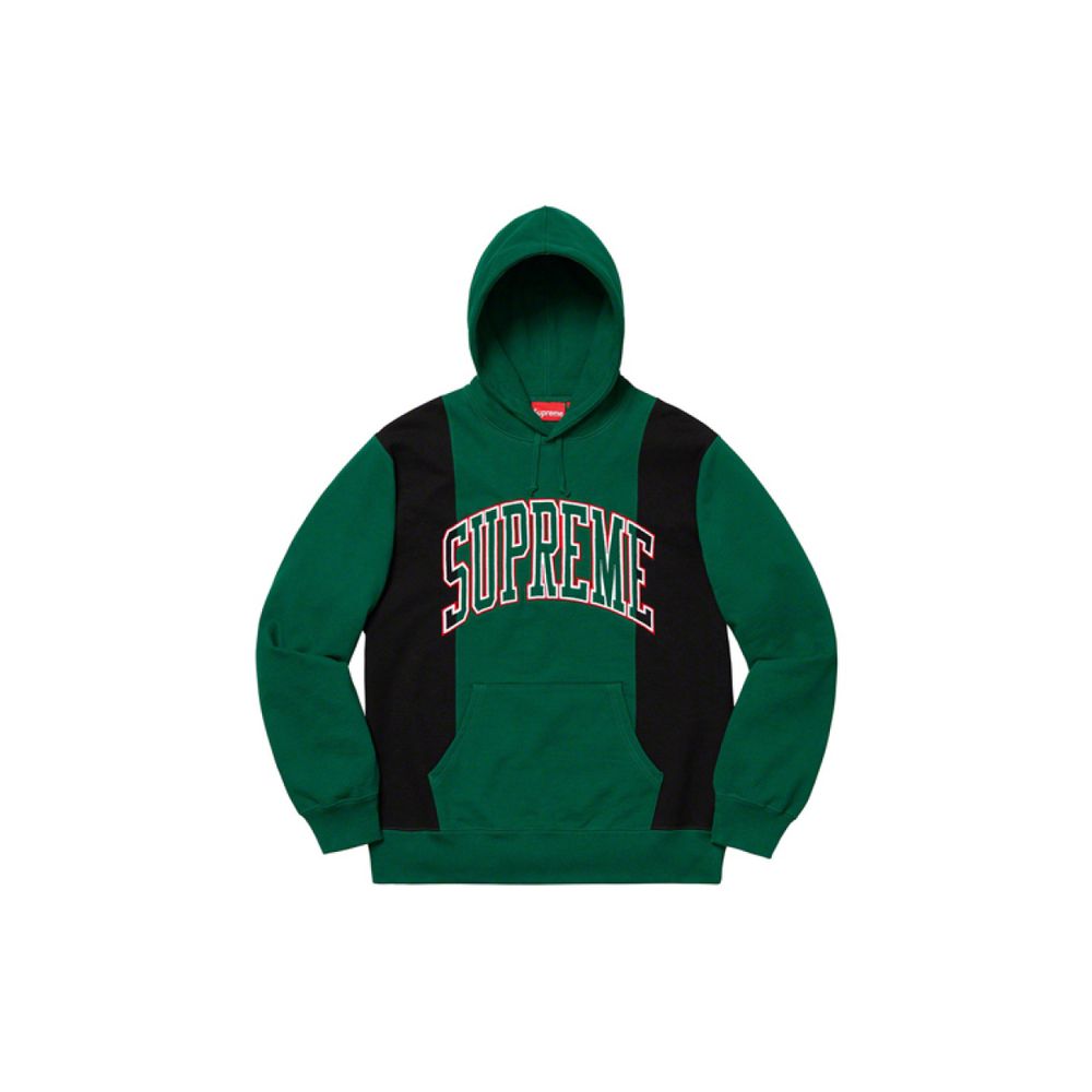 Supreme FW19 Week 4 Paneled Arc Hooded Sweatshirt Logo