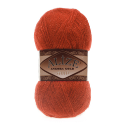 Пряжа Angora Gold Simli, 100 г, 500м, 20%шерcть,75%акрил,5% металлик (цена за 1 шт)