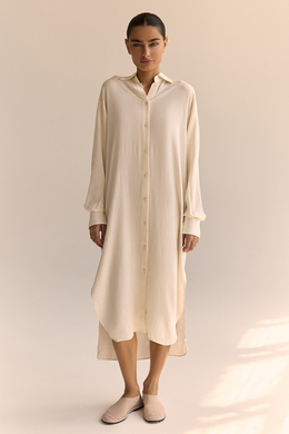 Платье-рубашка MYKONOS Айвори