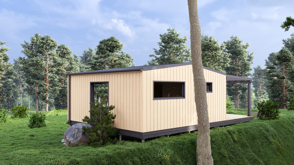 Модульный дом, каркасный 46