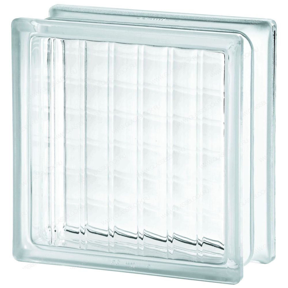 Стеклоблок Vitrablok Сетка Большая 190x190x80 - Бесцветный