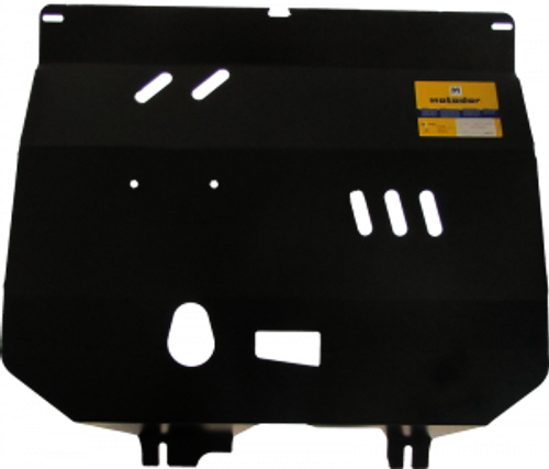 Усиленная защита Motodor картера двигателя, кпп. 2 мм, сталь. для FIAT Doblo Cargo 2005-2015,FIAT Doblo Panorama 2005-2015 арт.00613