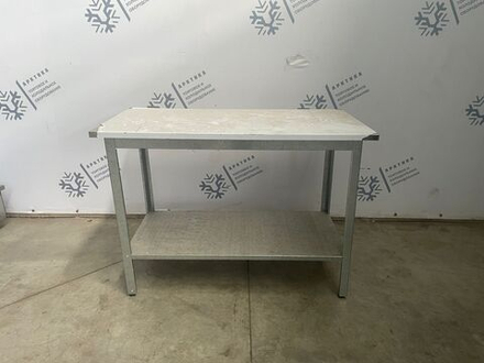 Стол из нержавеющей стали 1200х600х860 (основание оцинкованная сталь)