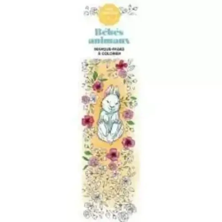 Hachette/ раскраска по номерам/ Marque-pages Bébés animaux