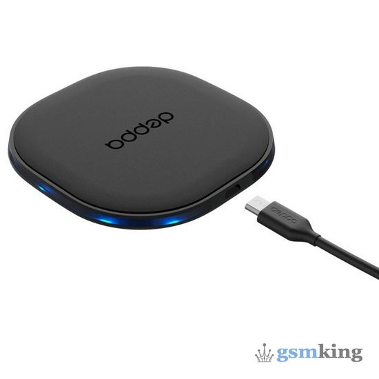 Deppa Qi Fast Charger 10W Black (Чёрный)