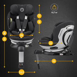 Детское автокресло Storchenm_hle by Osann Niki Complete Onyx