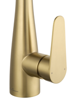 Смеситель для кухни с выдвижным изливом WONZON & WOGHAND, Брашированное золото (WW-121E201B-BG)