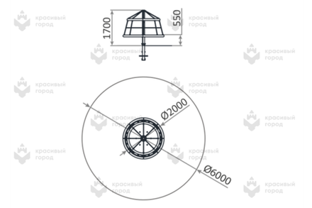 Карусель канатная
