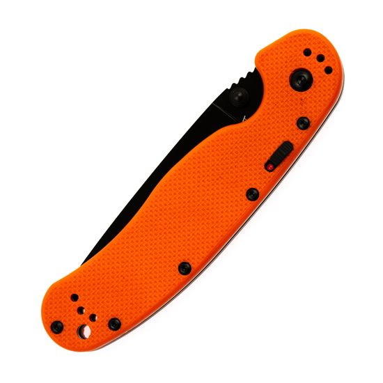 Складной нож -полу автомат Ontario RAT 1 Folder ONT/8871OR c клинком из стали AUS-8A, рукоять G10