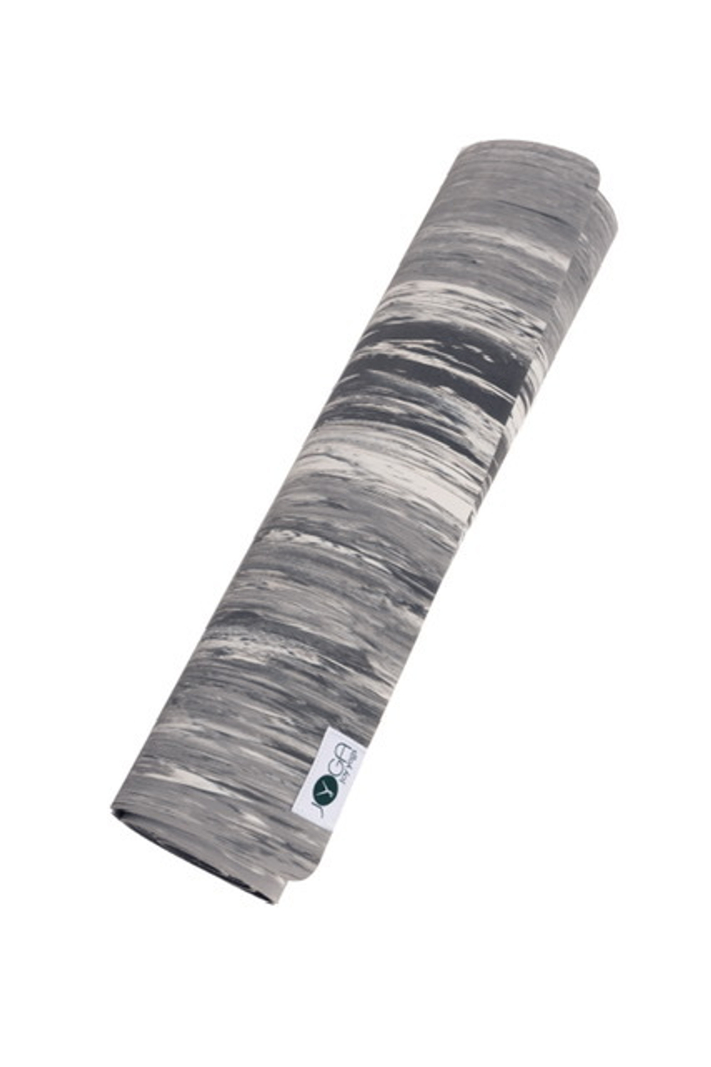 Каучуковый коврик для йоги  JOY Yoga Comfort  183*66*0,4 см, серый мрамор