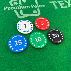 Набор для покера Texas Holdem 200 фишек, жестяная коробка