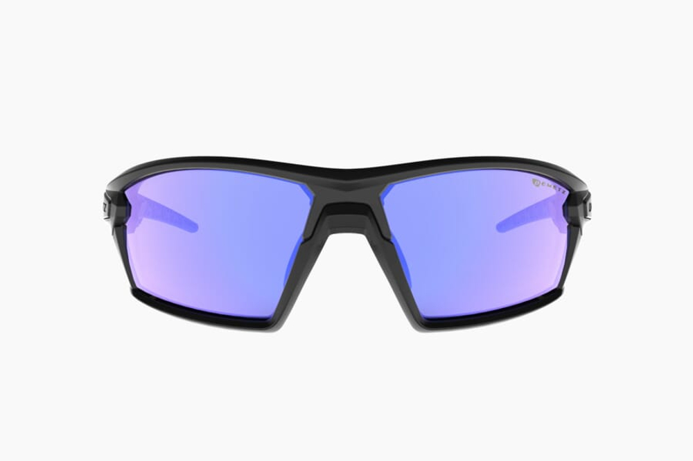 Спортивные очки с диоптриями Demetz Mud / Mat Black / Mat Green 67-16 Violet Screen Photochromic Constrasted Green Mirror Cat.3