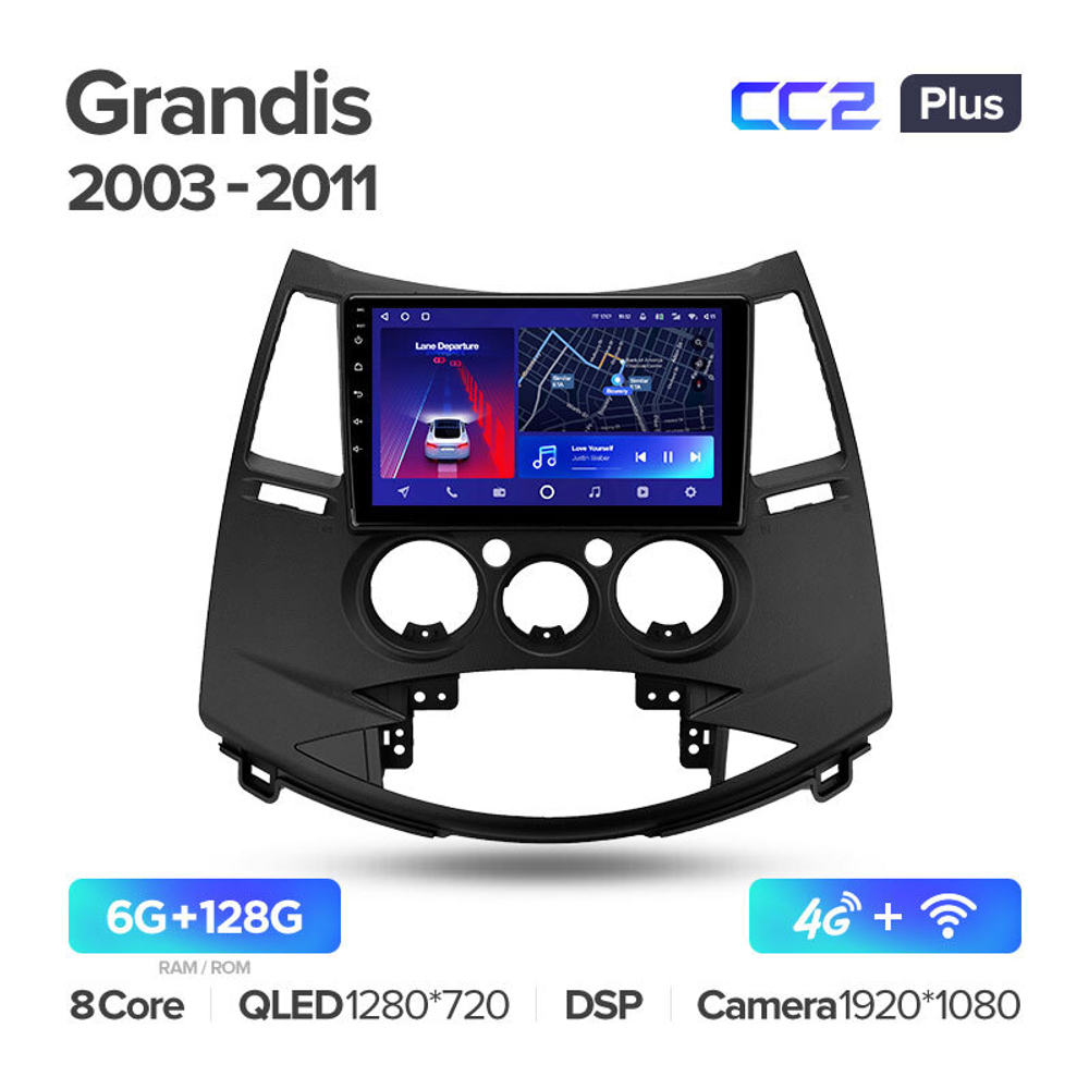 Teyes CC2 Plus 9" для Mitsubishi Grandis 2003-2011