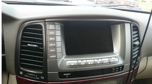 Магнитола для Toyota Land Cruiser 100, Lexus LX470 2002-2007 (климат на цветном экране) - Carmedia SF-1698-2 IPS, Android 10, 8 ядер (TS18), 4G SIM-слот