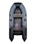 Таймень NX 2850 графит-черный Слань-киль (Лодка ПВХ под мотор)