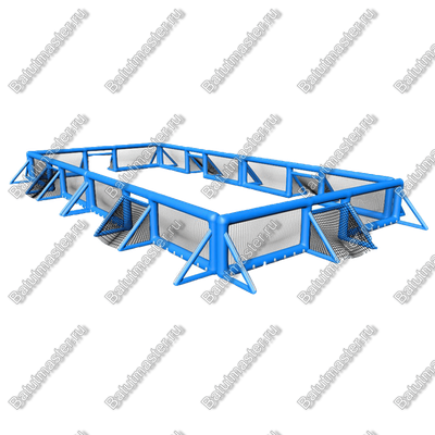 Надувная игровая комната "Спорт" размер 13*6,5*1,5 м