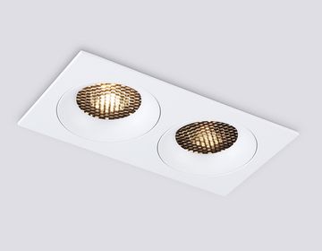 Точечный светильник 2*GU5.3 MR16 TN102731/2 WH белый Standard Tech Ambrella