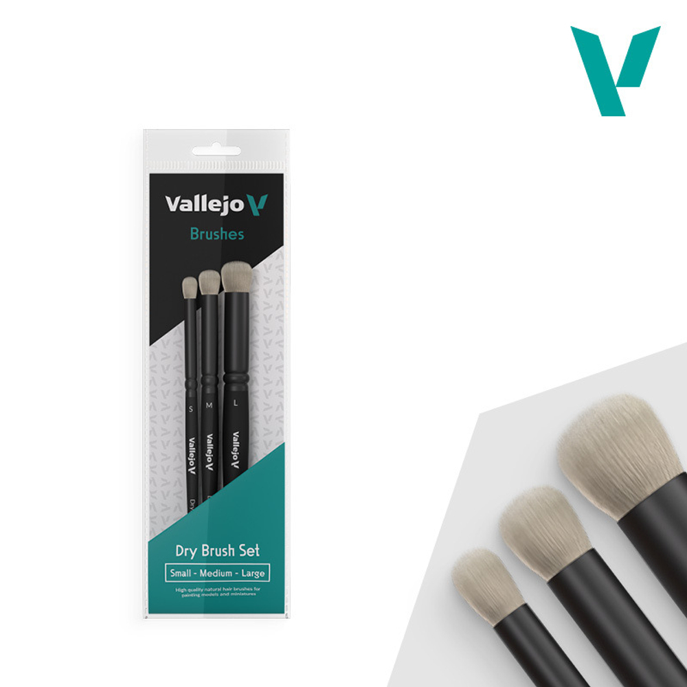 Набор кистей Vallejo Dry Brush Set